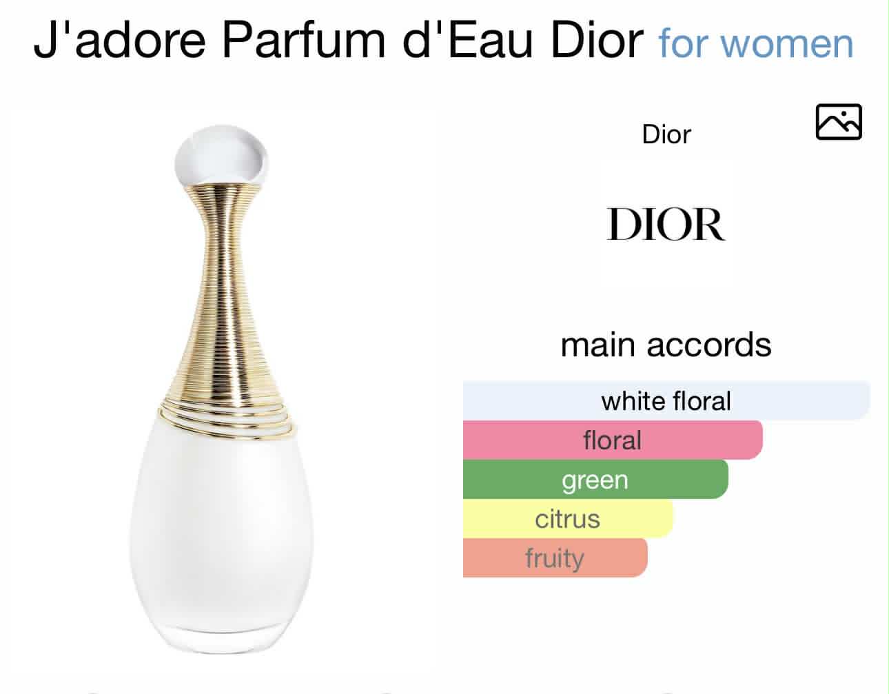 Dior Jadore parfum d' eau