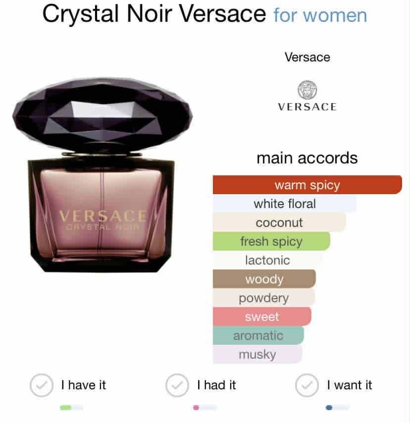 Versace crystal noir