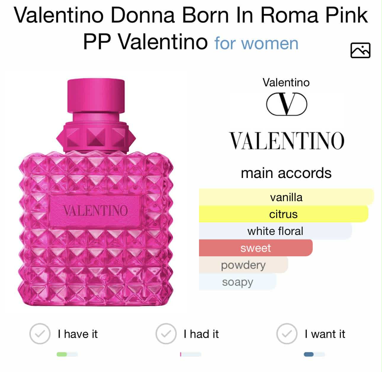 Valentino donna pink PP