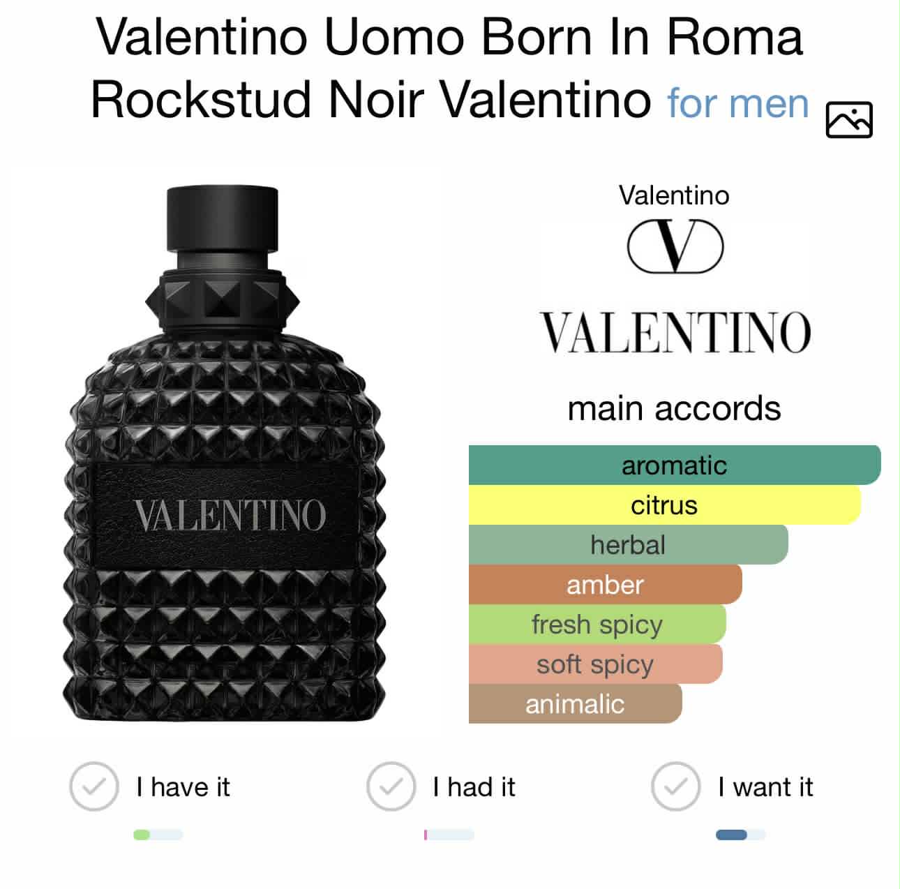 Valentino uomo rockedstud noir