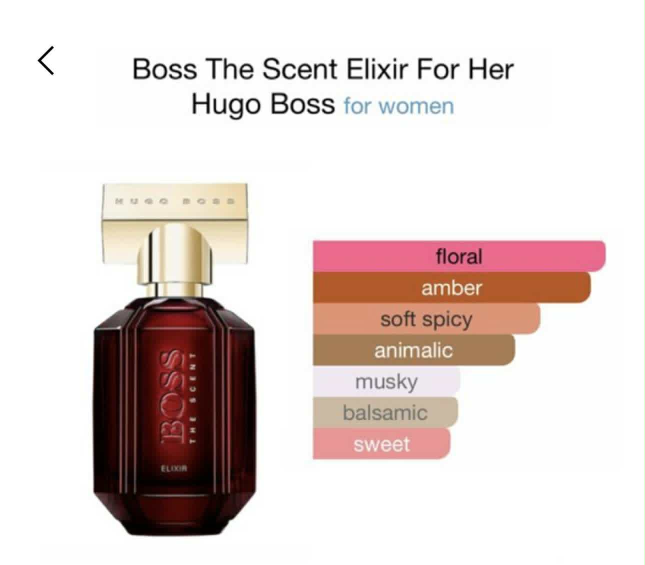Boss the scent elixir