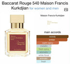 Baccarat rouge 540